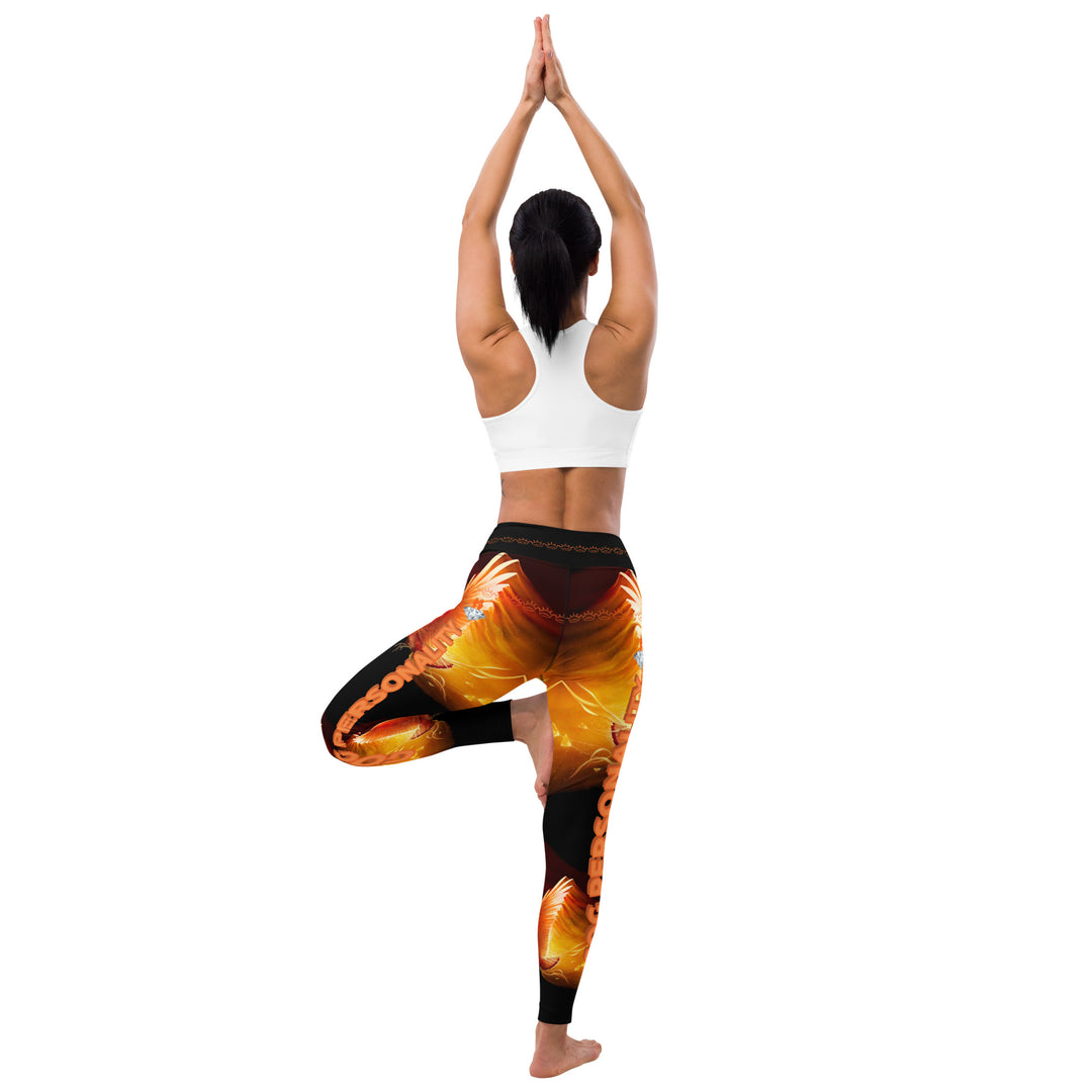 GOGPersonality Rise of a Phoenix Yoga Leggings