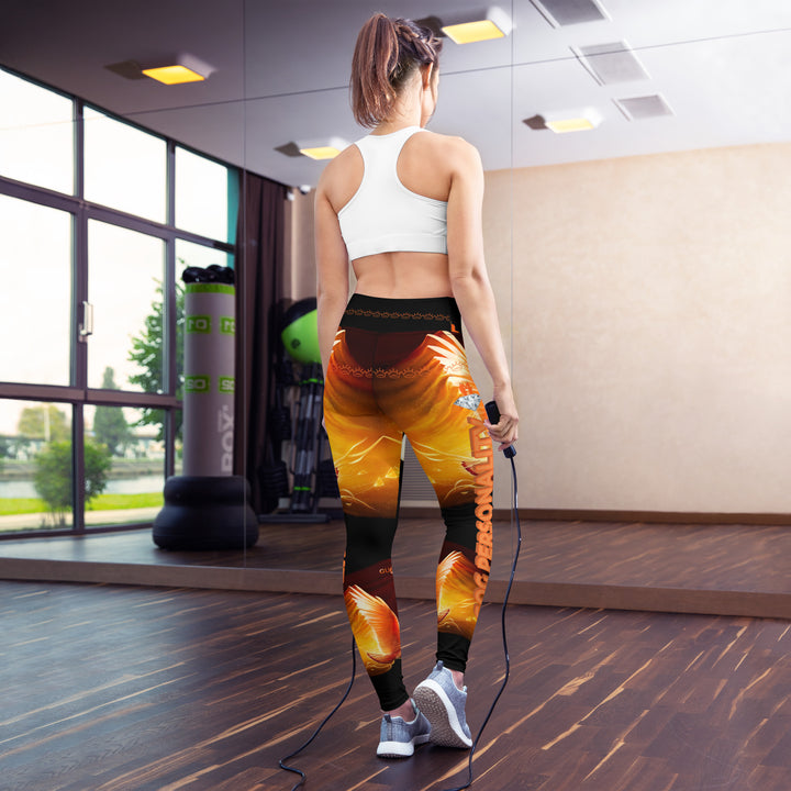 GOGPersonality Rise of a Phoenix Yoga Leggings