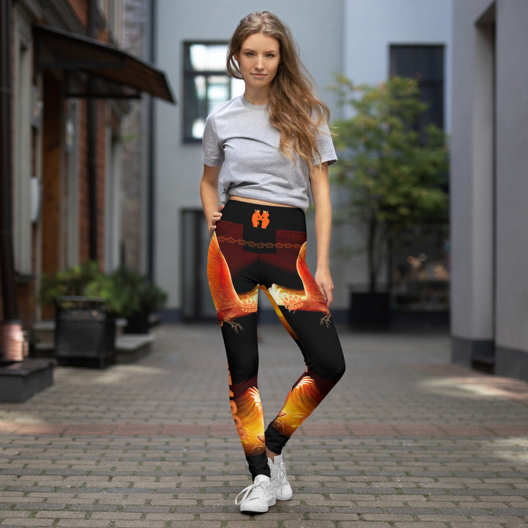 GOGPersonality Rise of a Phoenix Yoga Leggings