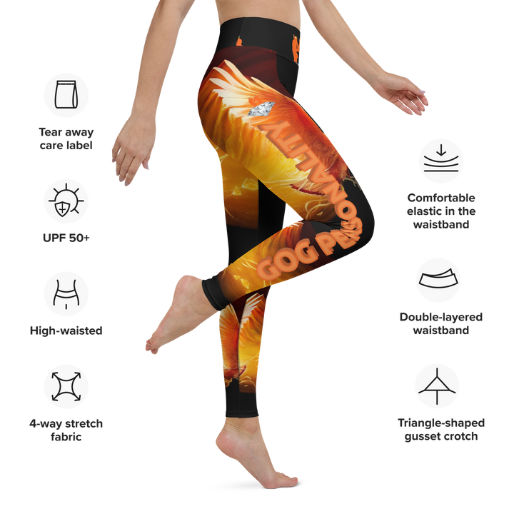 GOGPersonality Rise like a Pheonix Yoga Leggings