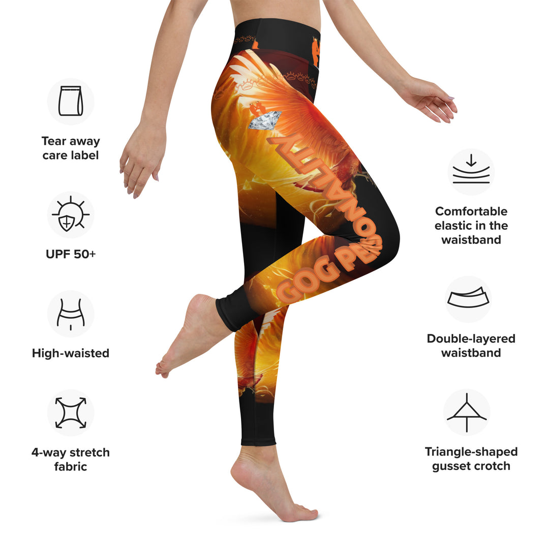 GOGPersonality Rise of a Phoenix Yoga Leggings