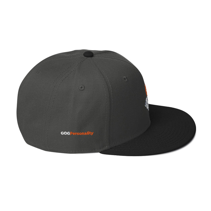 GOGPersonality Snapback Hat - Orange-Red Diamond Logo