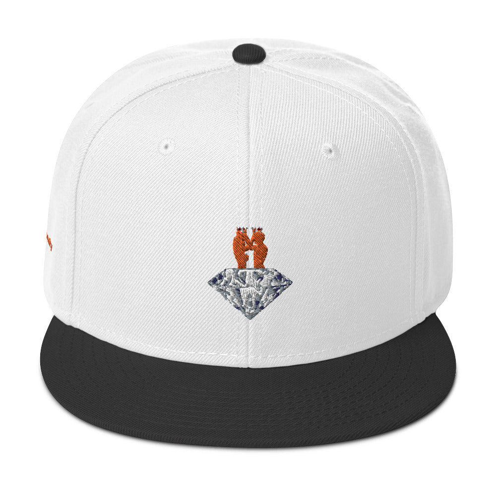 GOGPersonality Snapback Hat - Orange-Red Diamond Logo