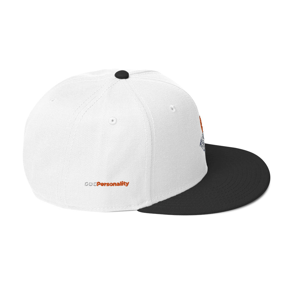 GOGPersonality Snapback Hat - Orange-Red Diamond Logo