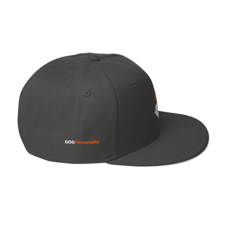 GOGPersonality Snapback Hat - Orange-Red Diamond Logo