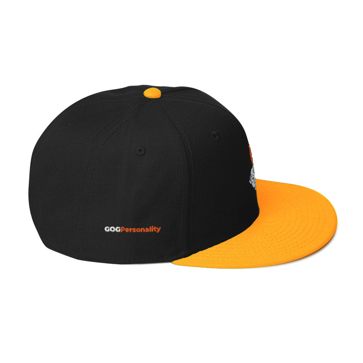 GOGPersonality Snapback Hat - Orange-Red Diamond Logo