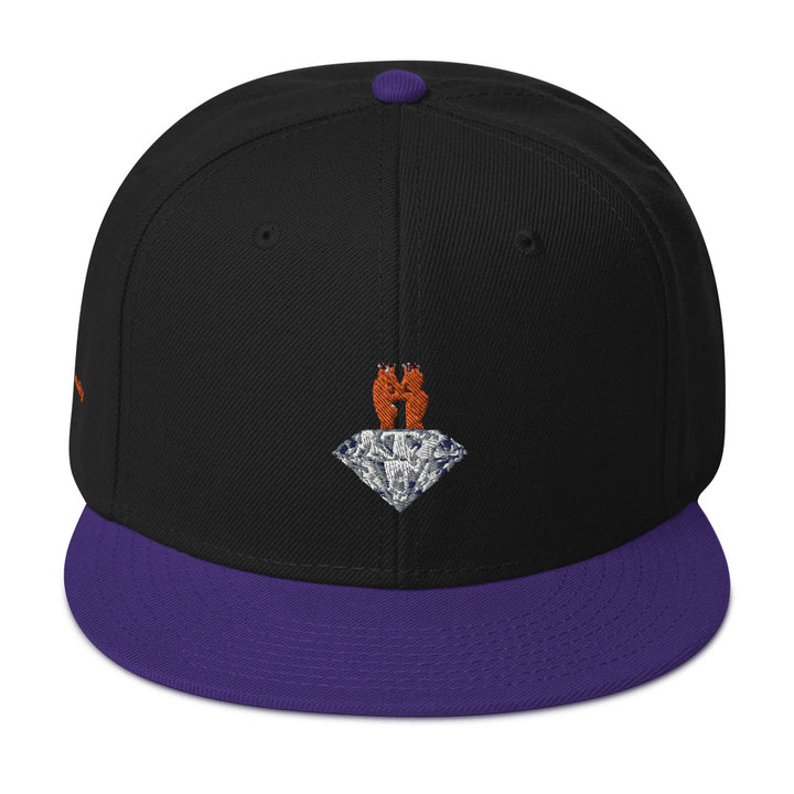 GOGPersonality Snapback Hat - Orange-Red Diamond Logo