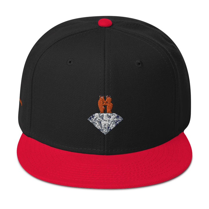 GOGPersonality Snapback Hat - Orange-Red Diamond Logo