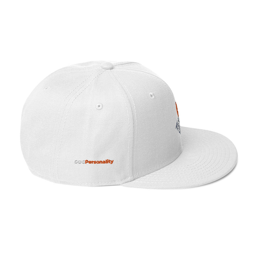 GOGPersonality Snapback Hat - Orange-Red Diamond Logo