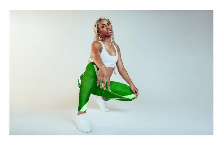 GOg's Emerald Green Yoga Leggings 5