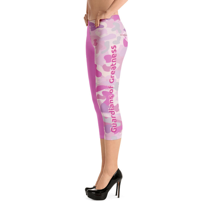 Snow Bunny Brigade Lavender Rose Capri Leggings