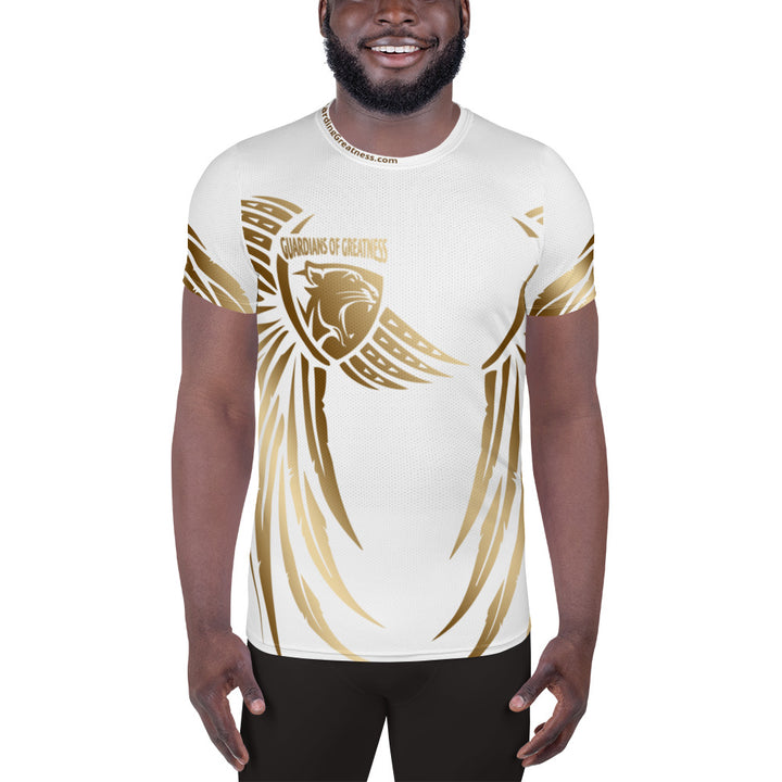 Fly Like an Eagle All-Over Print Men's Athletic T-shirt