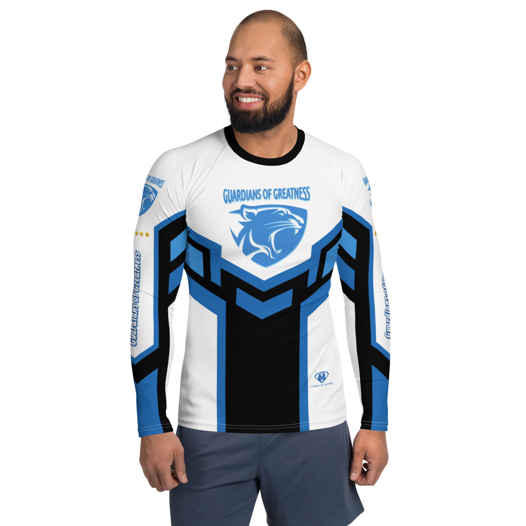 GOG Blue Motorcross Men's Rash Guard