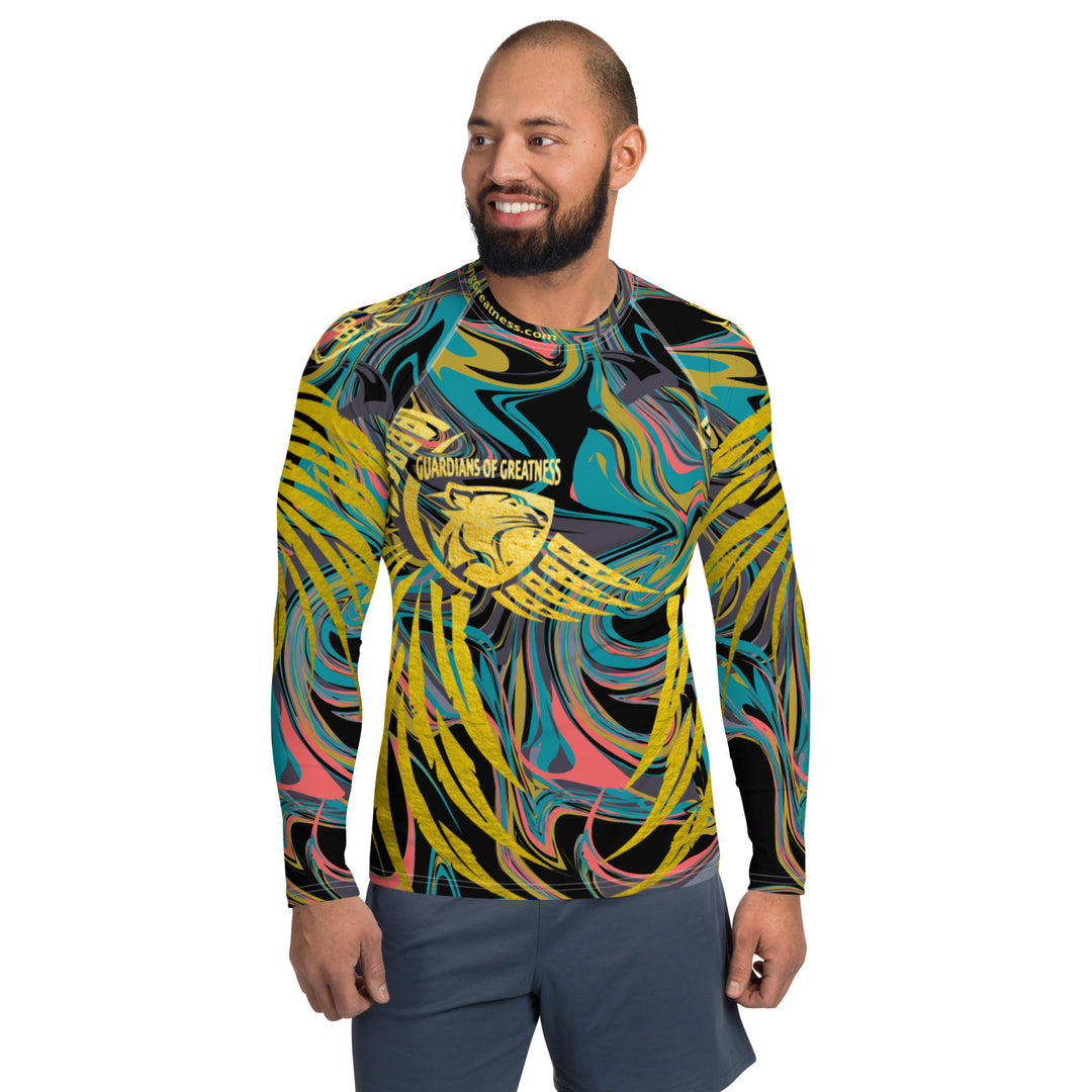 Fly like an eagle - Jazzy -Men's Rash Guard