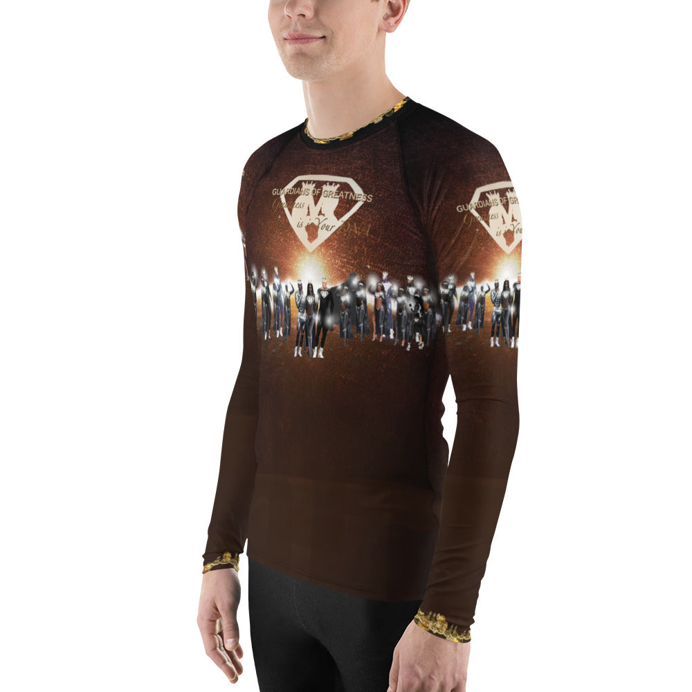 GOG Kings Mahogany Rash Guard Full-Sleeve Shirt