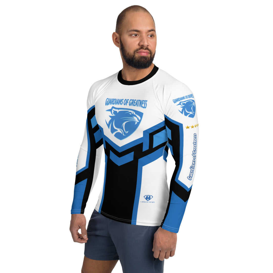 GOG Blue Motorcross Men's Rash Guard