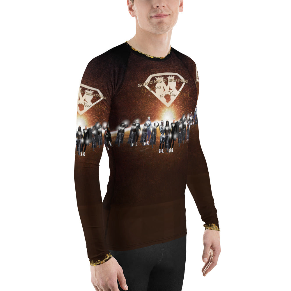 GOG Kings Mahogany Rash Guard Full-Sleeve Shirt