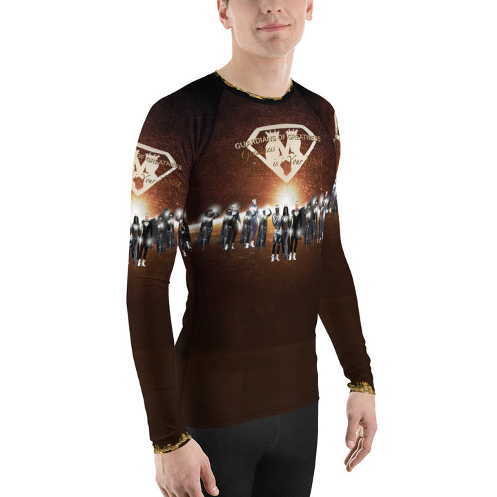 GOG Kings Mahogany Rash Guard Full-Sleeve Shirt