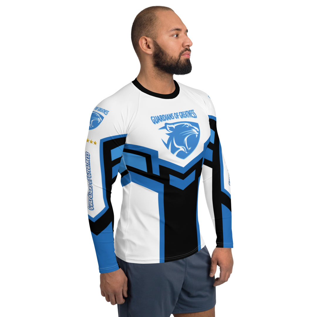 GOG Blue Motorcross Men's Rash Guard