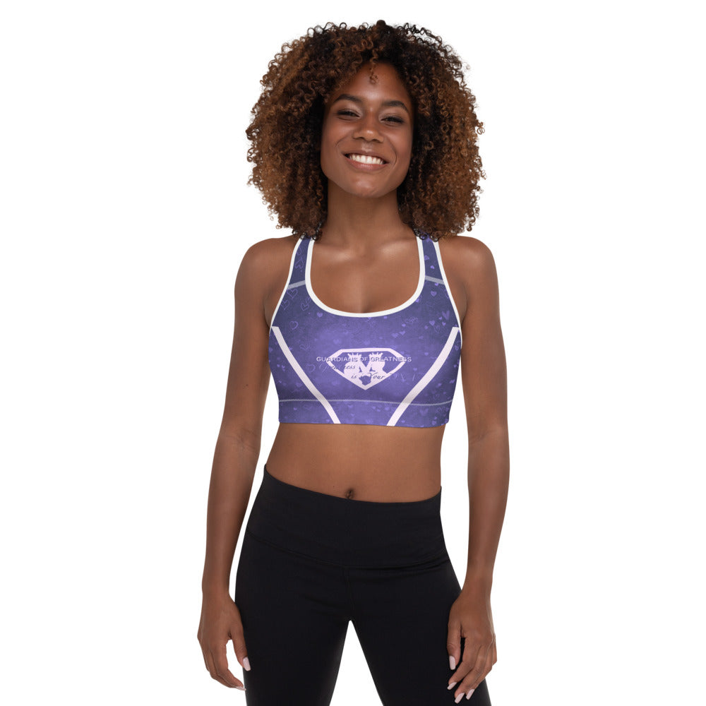 GOG's Lavender Padded Sports Bra