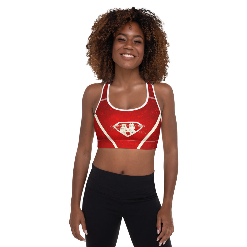 GOG's Red Padded Sports Bra