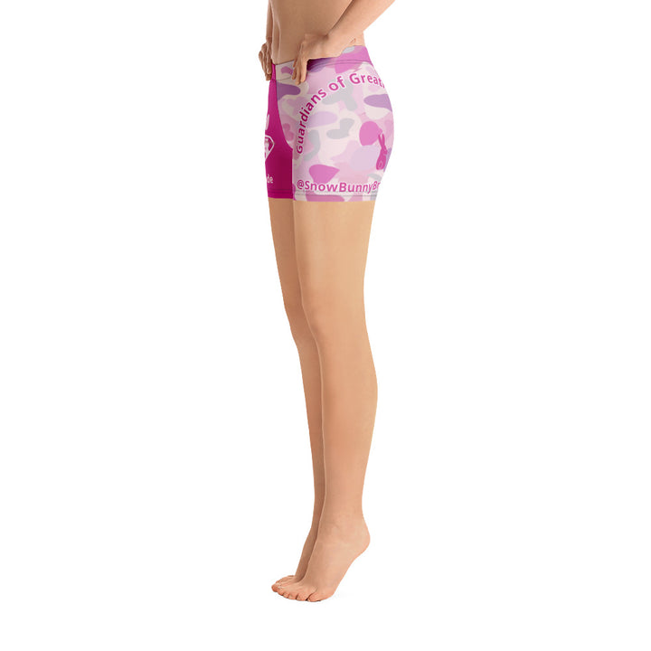 Deep Cherise Snow Bunny Brigade Shorts