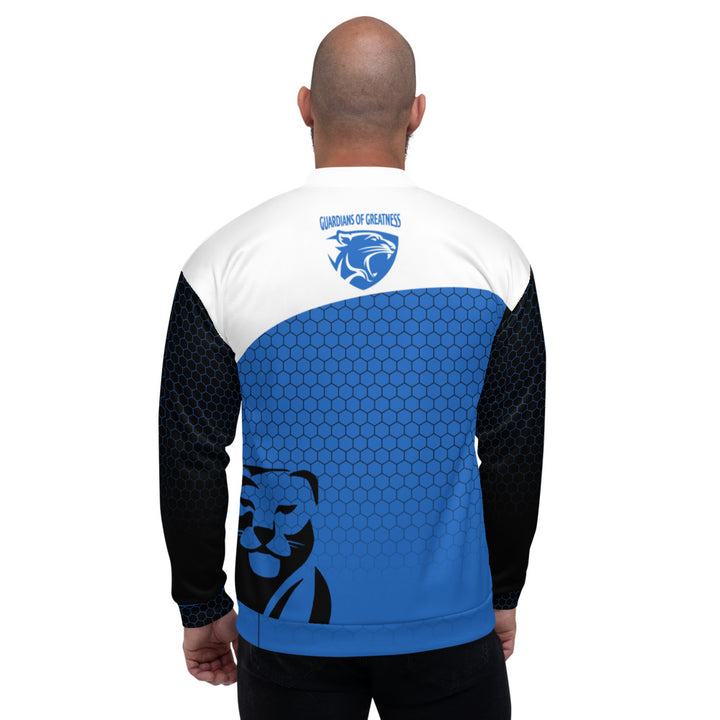 Blue Panther Unisex Bomber Jacket