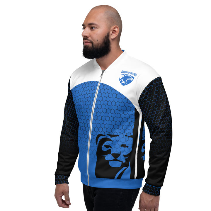 Blue Panther Unisex Bomber Jacket