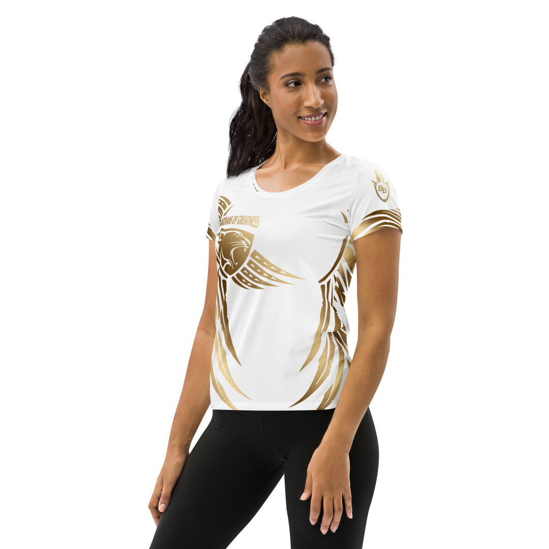 Fly Like An Eagle All-Over Print Women's Athletic T-shirt