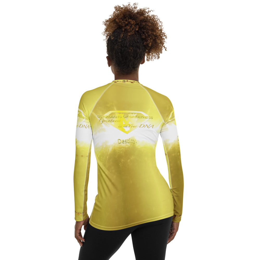 GOG's Golden Warriors Women's Rash Guard