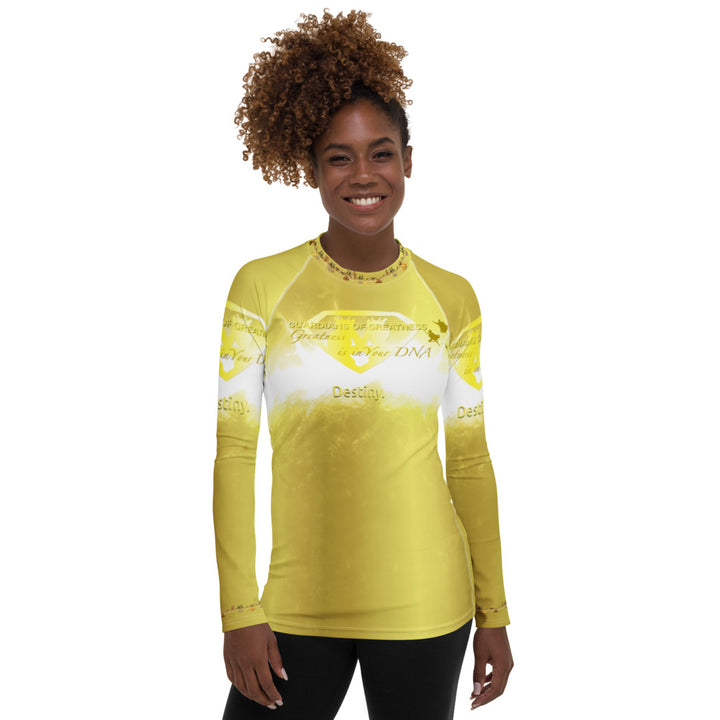 GOG's Golden Warriors Women's Rash Guard