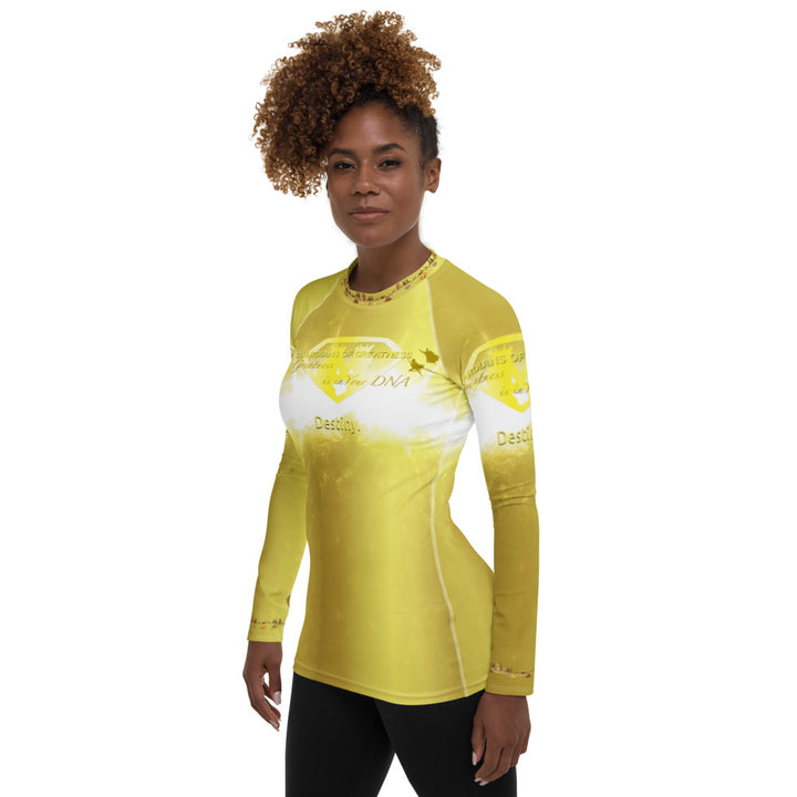 GOG's Golden Warriors Women's Rash Guard