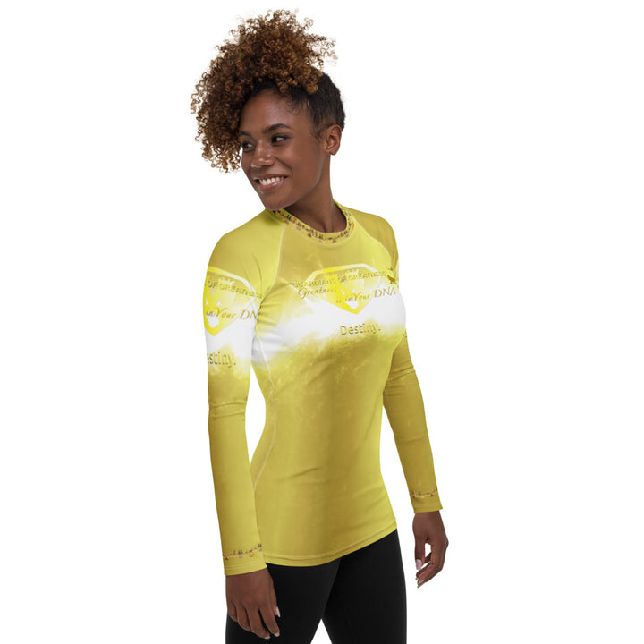 GOG's Golden Warriors Women's Rash Guard