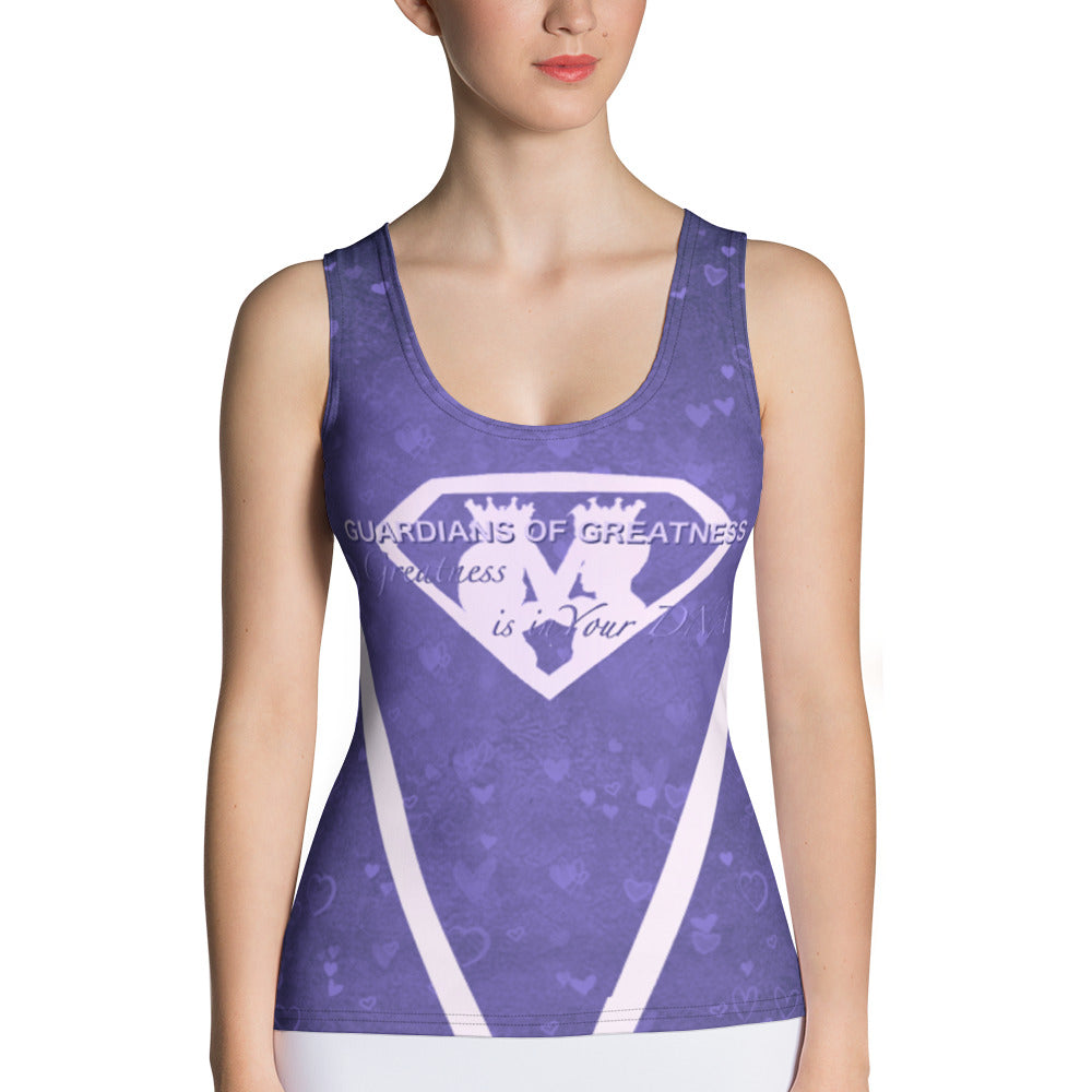 GOG's Lavender Flame Sublimation Cut & Sew Tank Top