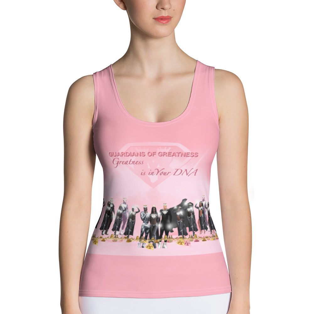 GOG's Pink Princess Sublimation Cut & Sew Tank Top 2