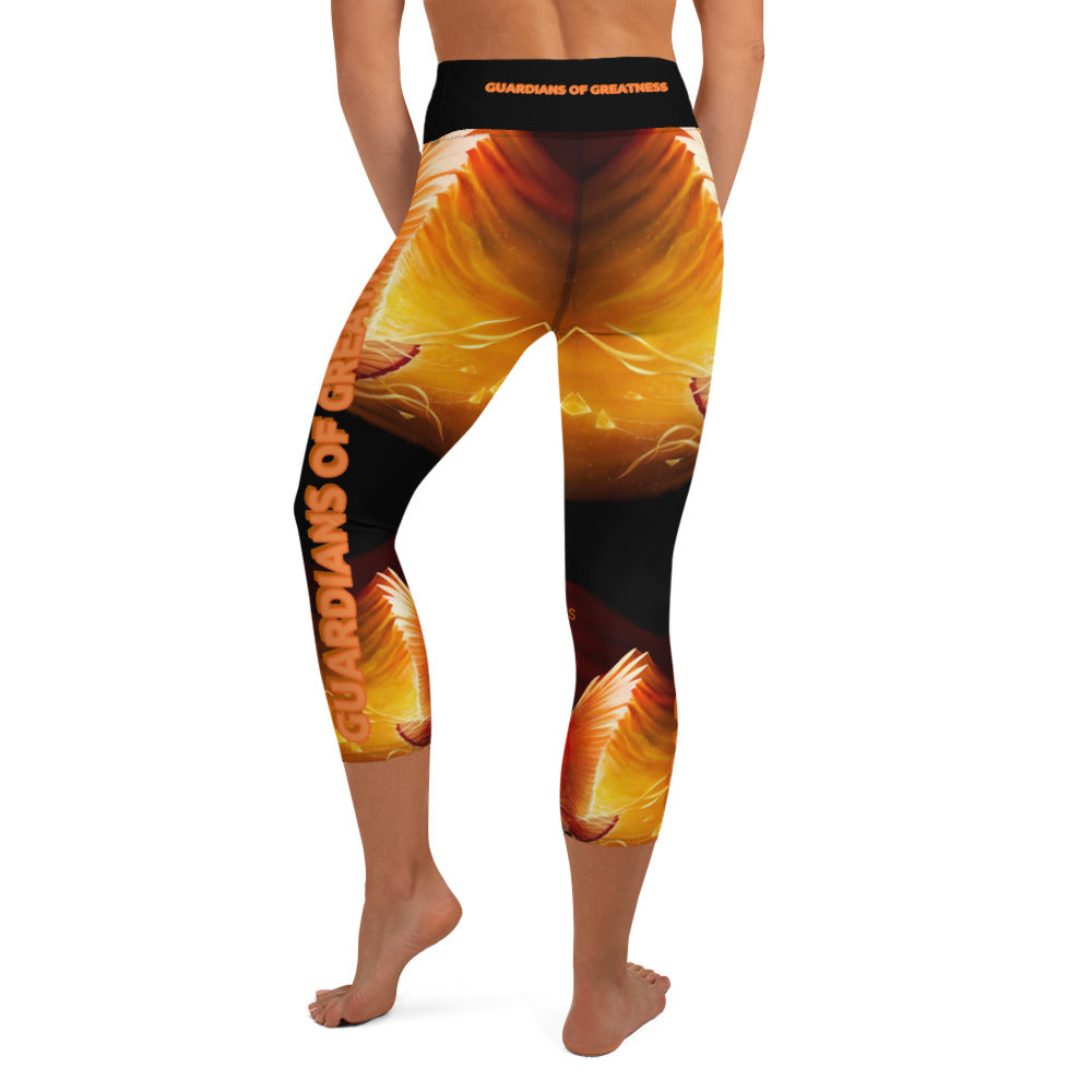 Rise of the Phoenix Yoga Capri Leggings