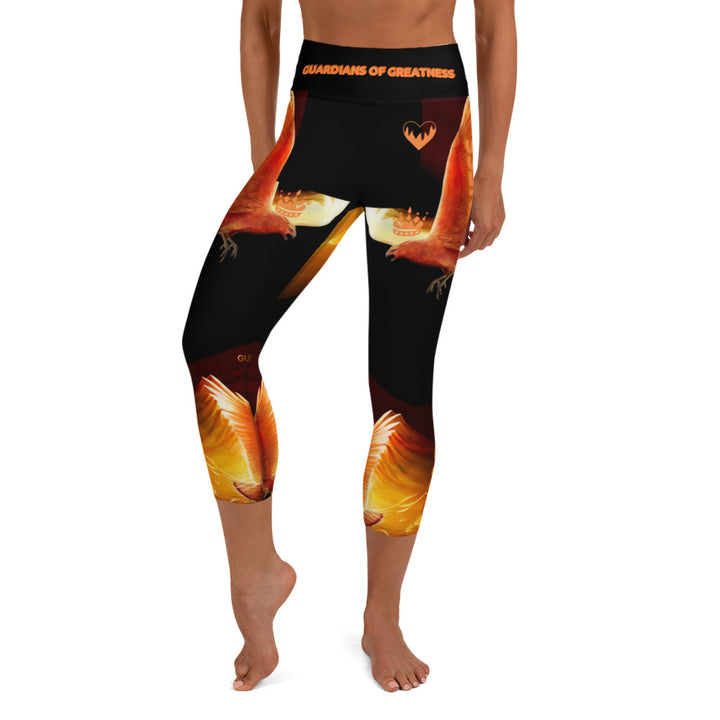 Rise of the Phoenix Yoga Capri Leggings