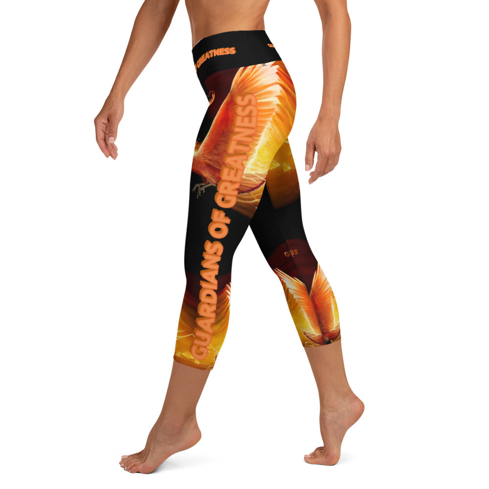 Rise of the Phoenix Yoga Capri Leggings