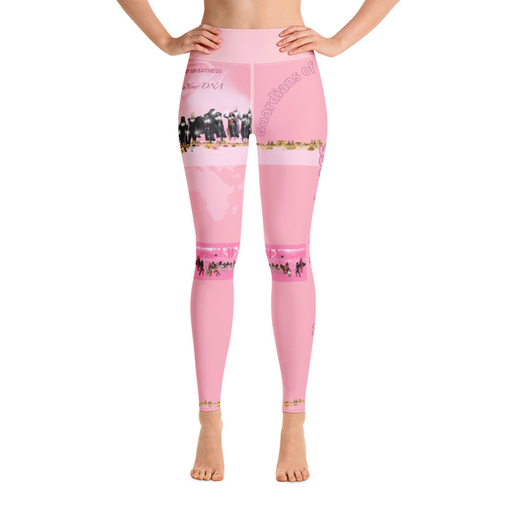 Queens Pink High Rise Yoga Leggings