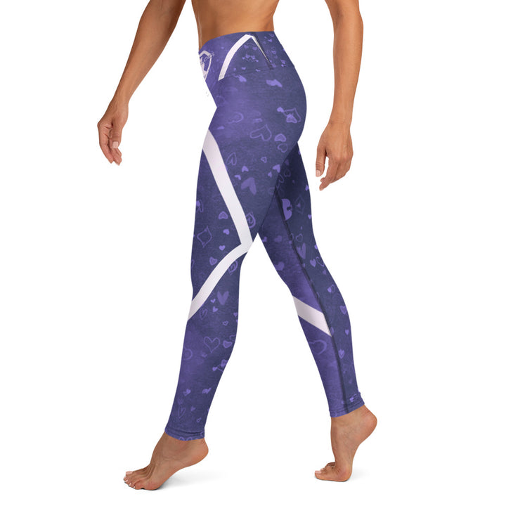 GOG's Purple Flame Yoga Leggings