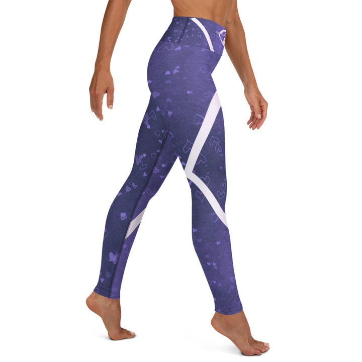 GOG's Purple Flame Yoga Leggings