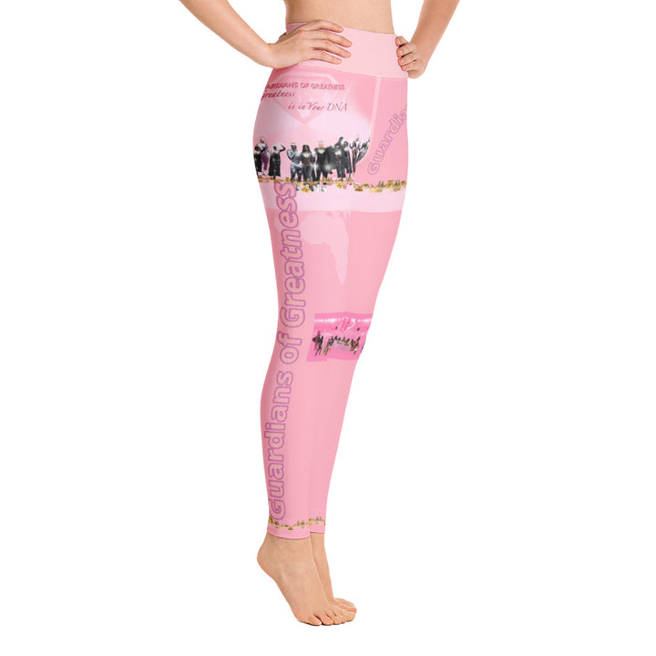 Queens Pink High Rise Yoga Leggings