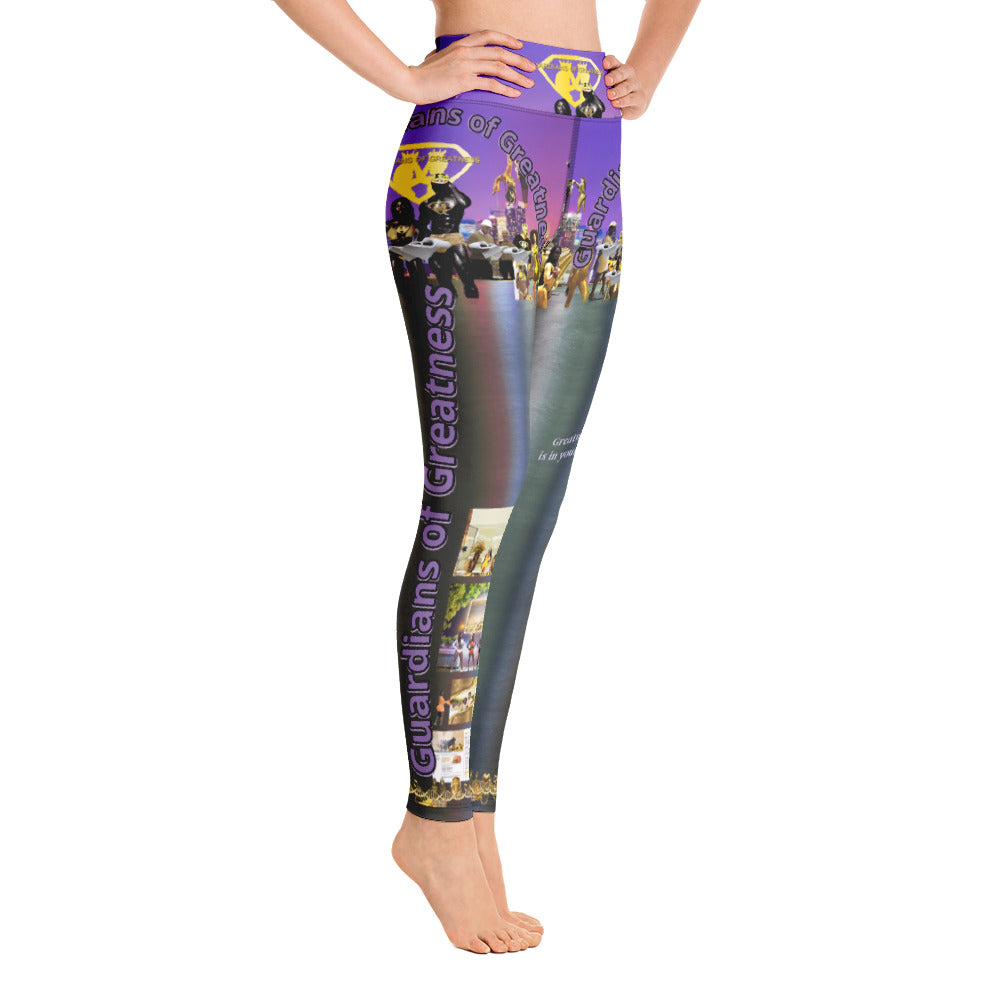 Purple Galore Yoga Leggings