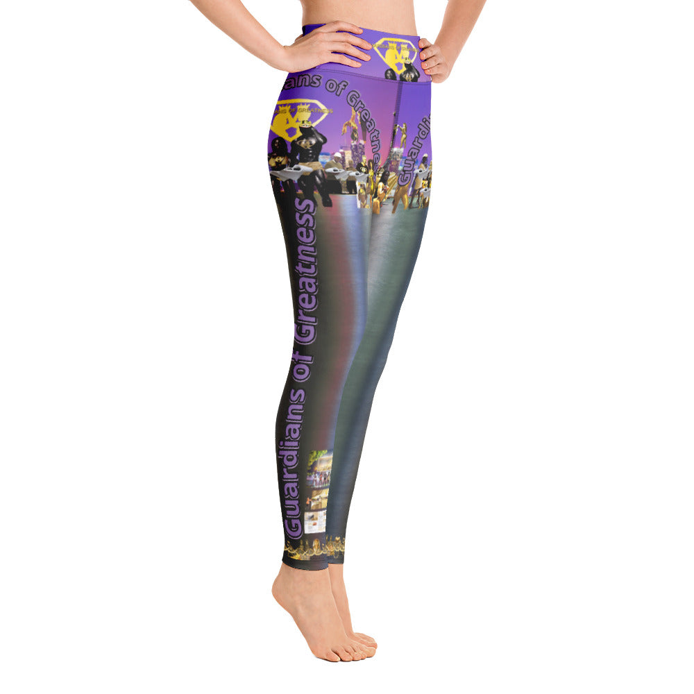 Purple Galore Yoga Leggings