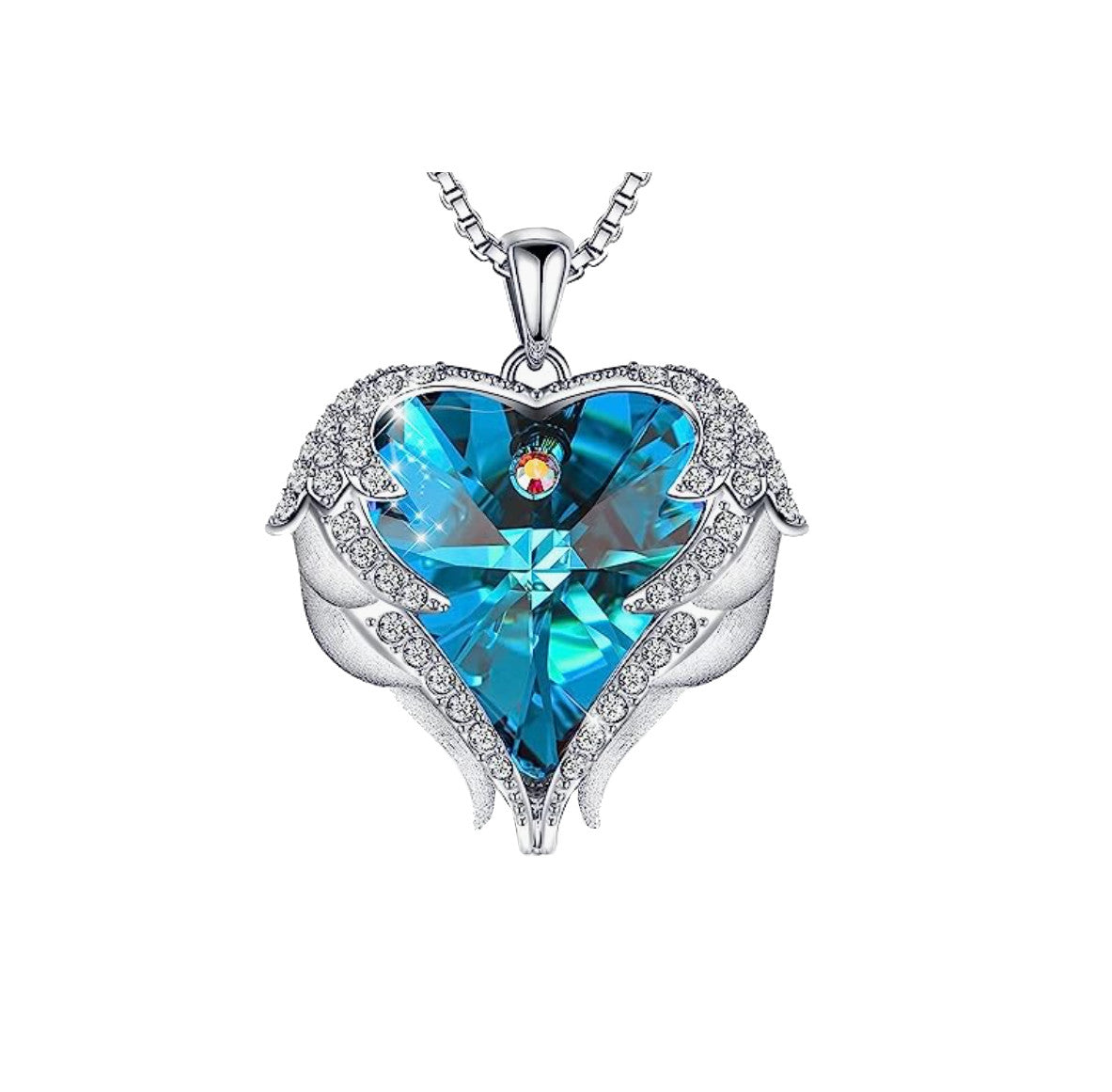 Teal Wrapped Wings - GOG Personality Necklace