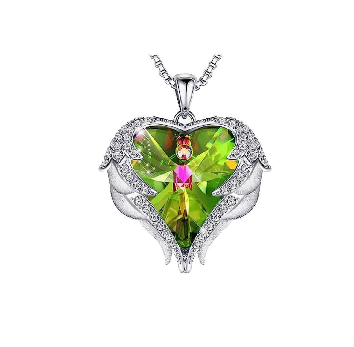 Green Wrapped Wings - GOG Personality Necklace
