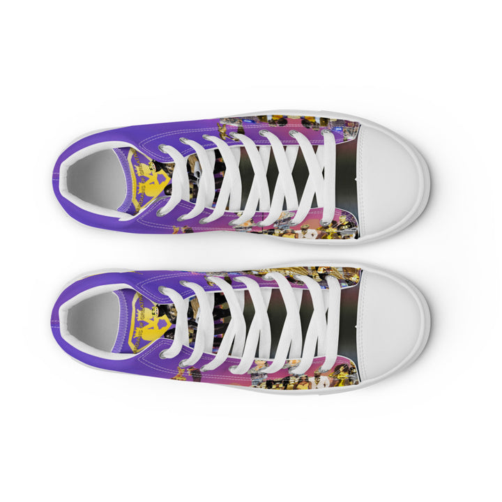 Men’s Purple Vision high top canvas shoes