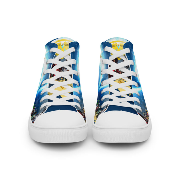 GOG Warrior Couple Men’s high top canvas shoes