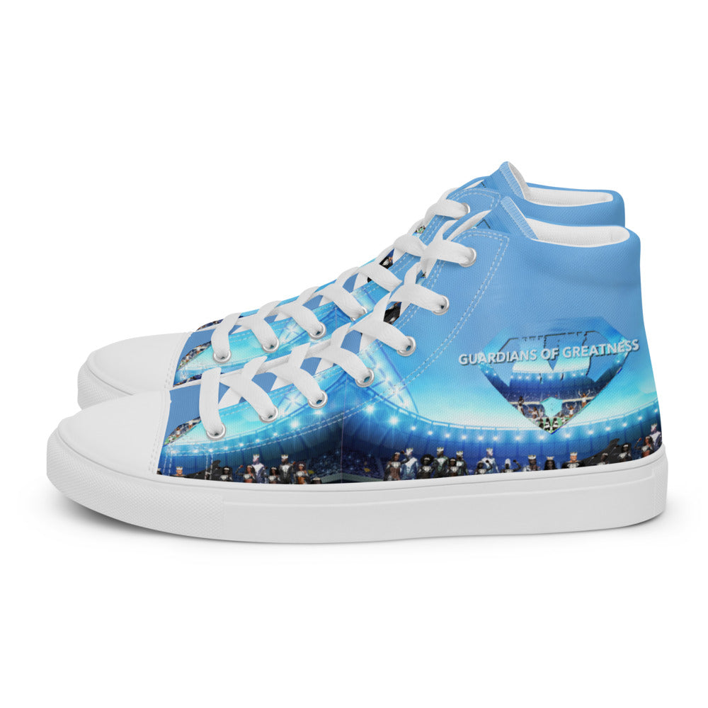 Men’s Stadium Blue high top canvas shoes