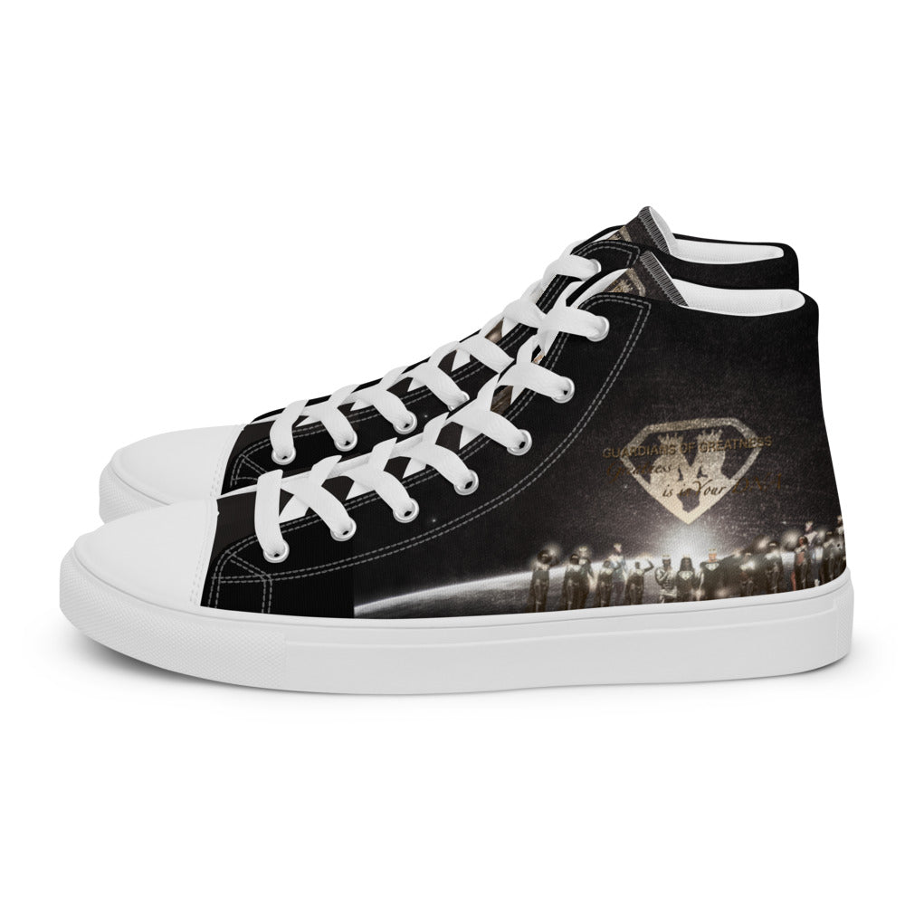 GOG Warriors Men’s high top canvas shoes